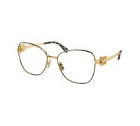 Miu Miu Donna Miu Miu MU 50XV KUI1O1 Montature da vista Metallo Nero Pilot Normale