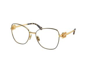 Miu Miu Donna Miu Miu MU 50XV KUI1O1 Montature da vista Metallo Nero Pilot Normale