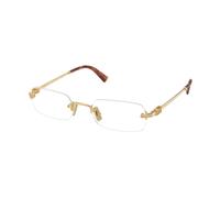 Miu Miu Occhiali da Vista MU50YV 5AK1O1 Oro/Trasparente Donna 52/20/140