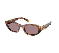 Miu Miu Donna Miu Miu MU A03S 14L20I Occhiali da sole Acetato Tartaruga Marrone Geometrica Normale