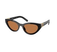 Miu Miu Donna Miu Miu MU A04S 16K10I Occhiali da sole Acetato Nero Marrone Farfalla Normale