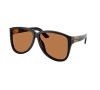 Miu Miu Donna Miu Miu MU A08S 16K90Q Occhiali da sole Acetato Nero Marrone Pilot Normale