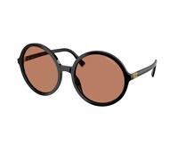 Miu Miu Donna Miu Miu MU B02S 16K90Q Occhiali da sole Acetato Nero Marrone Rotonda Normale