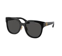 Miu Miu Donna MU 01ZS 1AB5S0 Occhiali da sole Acetato Nero Grigio Squadrata Normale