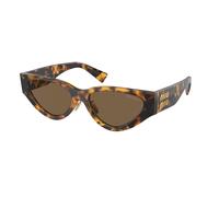 Miu Miu Donna MU 03ZS VAU06B Occhiali da sole Acetato Tartaruga Marrone Cat Eye Normale