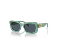 Miu Miu Donna MU 07YS 19L09T Occhiali da sole Acetato Blu Grigio Squadrata Normale