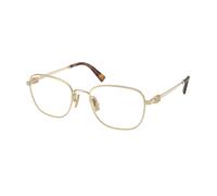 Miu Miu Donna MU 50WV ZVN1O1 Montature da vista Metallo Oro Trasparente Squadrata Normale
