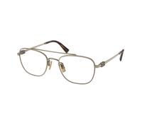 Miu Miu Donna MU 51WV 26C1O1 Montature da vista Metallo Oro Trasparente Squadrata Normale