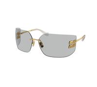 Miu Miu Donna MU 54YS 5AK30B Occhiali da sole Metallo Oro Grigio Geometrica Normale