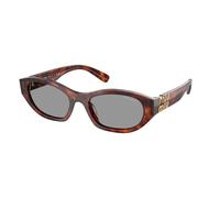 Miu Miu Donna MU A03S 21C40O Occhiali da sole Acetato Havana Grigio Geometrica Normale