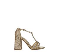 Miu Miu Gold Plastic Platform Sandals - EU37.5/US7.5