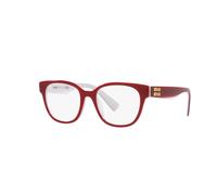 Miu Miu MU 02VV 10D1O1 Occhiali Da Sole Quadrati In Acetato Avorio 52mm