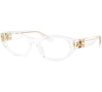 Miu Miu MU03WV 15Z1O1, Trasparente, Acetate, Donne occhiali 51