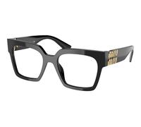 Miu Miu MU04UV 1AB1O1, Nero, Acetate, Donne occhiali 52