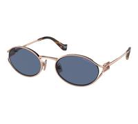Miu Miu Occhiali da Sole MU52Y ZVF1V1 Oro/Blu Scuro Donna 54/21/125