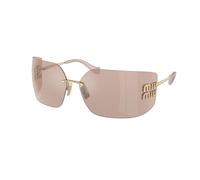Miu Miu Donna Miu Miu MU 54YS ZVN20F Occhiali da sole Metallo Oro Rosa Geometrica Normale Specchiato