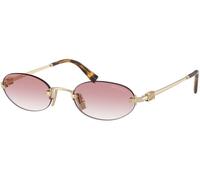 Miu Miu MUA54S ZVN70O, Oro, Metal, Donne occhiali da sole 51