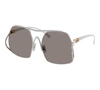 Miu Miu Donna MU A55S 1BC80Q Occhiali da sole Acciaio Argento Grigio Squadrata Normale