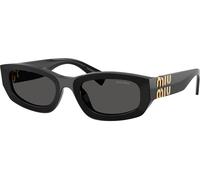 Miu Miu MUB04S 16K08Z, Nero, Acetate, Donne occhiali da sole 53