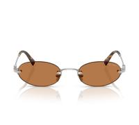 Miu Miu Occhiali da Sole MUA54S 1BC90Q Argento/Marrone Donna 51/20/140