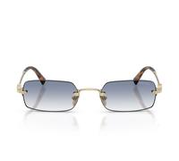 Miu Miu Occhiali da Sole MUB50S ZVN80O Oro Pallido/Trasparente Sfumato Azzurro Donna 52/20/140