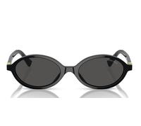 Miu Miu Smu 04zs Occhiali Da Sole Donna Nero Ovali Grigio 50mm