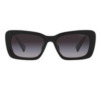 Miu Miu Smu 07ys Occhiali Da Sole Donna Nero Squadrato Grigio 53mm