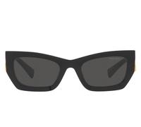 Miu Miu Smu 09ws Occhiali Da Sole Donna Nero Geometrico Grigio 53mm
