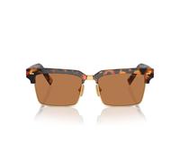 Miu Miu Smu 10zs Occhiali Da Sole Donna Avana Squadrato Marrone 54mm