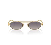 Miu Miu Smu 54zs Occhiali Da Sole Donna Oro Geometrico Grigio 53mm