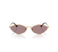 Miu Miu Smu 56zs Occhiali Da Sole Donna Oro Altre Marrone 56mm