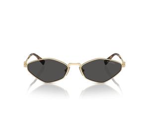 Miu Miu Smu 56zs Occhiali Da Sole Donna Oro Altre Nero 56mm
