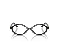 Miu Miu Vmu 01xv Occhiali Da Vista Donna Nero Geometrico