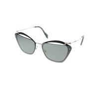 Miu SMU54T KJW-7W1 Occhiali da Sole Grigio Argento Telaio Specchio 64mm