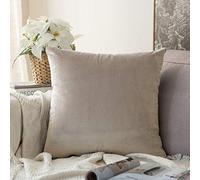 MIULEE Confezione da 1 Federa in Velluto Copricuscino Decorativo Fodera Quadrata per Cuscino per Divano Camera da Letto Casa60X60cm Cuore di Legno