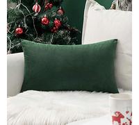 MIULEE Confezione da 1 Federa in Velluto Copricuscino di Decorativo Fodera Quadrata per Cuscino per Divano Camera da Letto Casa 30X50cm Army Green