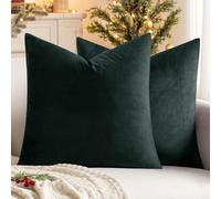 MIULEE Confezione da 2 Federde in Velluto Copricuscini di Decorativi Fodere Quadrate per Cuscino per Divano Camera da Letto Casa 50X50cm Army Green