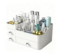 MIUOPUR Organizer per trucchi da toeletta, grande capacità, organizer da scrivania con cassetti per cosmetici, rossetti, gioielli, cura delle unghie, cura della pelle, ideale per piani di lavoro della