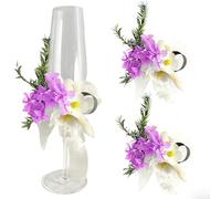 MIUPOO 2 pennarelli per bicchieri da bar, etichette per bicchieri da vino, ciondoli per bicchieri di vino, per matrimoni, feste, banchetti, cene, decorazioni per la tavola., one size fits all