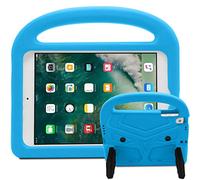 MiusiCase Bambini Custodia Protettiva per iPad 2018 & 2017 9.7" / iPad PRO 9.7" / iPad Air 2 / iPad Air - Leggera Silicone Cover Protettiva Antiurto con Supporto e Maniglia per iPad 9.7 inch.(Blue)