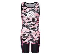 Miutii Bambina Biketard Tuta Intera Jumpsuit Unitard Il Ciclismo Corta Rosa 11-12 anni