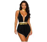 Miutii Costume Dea Greca Donna Abito Greco Toga Antica Abito Eldes Abbigliamento Romano Halloween Carnevale Fasching Festa Tematica Nero XL