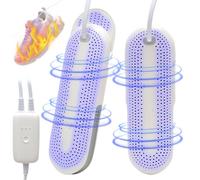 MIUUIPI Asciuga scarpe elettrico, asciuga stivali con funzione timer, scalda scarpe e stivali, asciugatura rapida a 360°, antibatterico, senza rumore, scalda scarpe e guanti