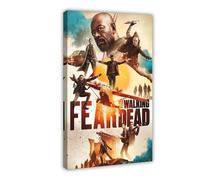 MIUUYE Poster su tela, motivo: American Horror TV Fear The Walking Dead, decorazione per camera da letto, ufficio, camera da letto, regalo, 30 x 45 cm