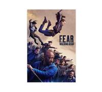 MIUUYE Poster su tela, motivo: American Horror TV Fear The Walking Dead, decorazione per camera da letto, ufficio, camera da letto, regalo, 40 x 60 cm