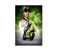 MIUUYE Poster su tela, motivo: Fabio Di Giannantonio MotoGP 2025, decorazione per camera da letto, ufficio, camera da letto, regalo, 20 x 30 cm