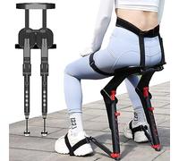 Sedia Portatile Pieghevole Indossabile Sedili Invisibili - Sgabello da Pesca All'aperto, Sedia Senza Sedia Gamba Indossabile Ergonomia Sedile Leggero, 5 Marce Regolabili Adatto Diverse Altezze