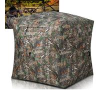 Miuxe Tenda Pop-up per Cervi da Caccia - Tenda da Terra Visibile a 270° con Borsa per Il Trasporto, Tenda da Caccia Portatile Durevole per 2-3 Persone per Caccia al Tacchino E al Cervo