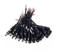MIUYTRN 5/10 pz 5.5x2.1 Spina DC maschio o femmina Connettore del cavo del cavo 3528 5050 Luce di striscia LED cuicui(5pcs DC Female)