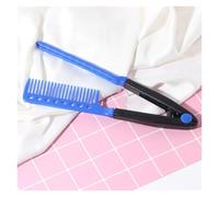 MIUYTRN Pettine for capelli pieghevole lavabile tipo V Spazzola for parrucchiere Pettine for capelli Strumento for clip for capelli Accessori for barbiere Pettine for capelli cuicui(Blu)